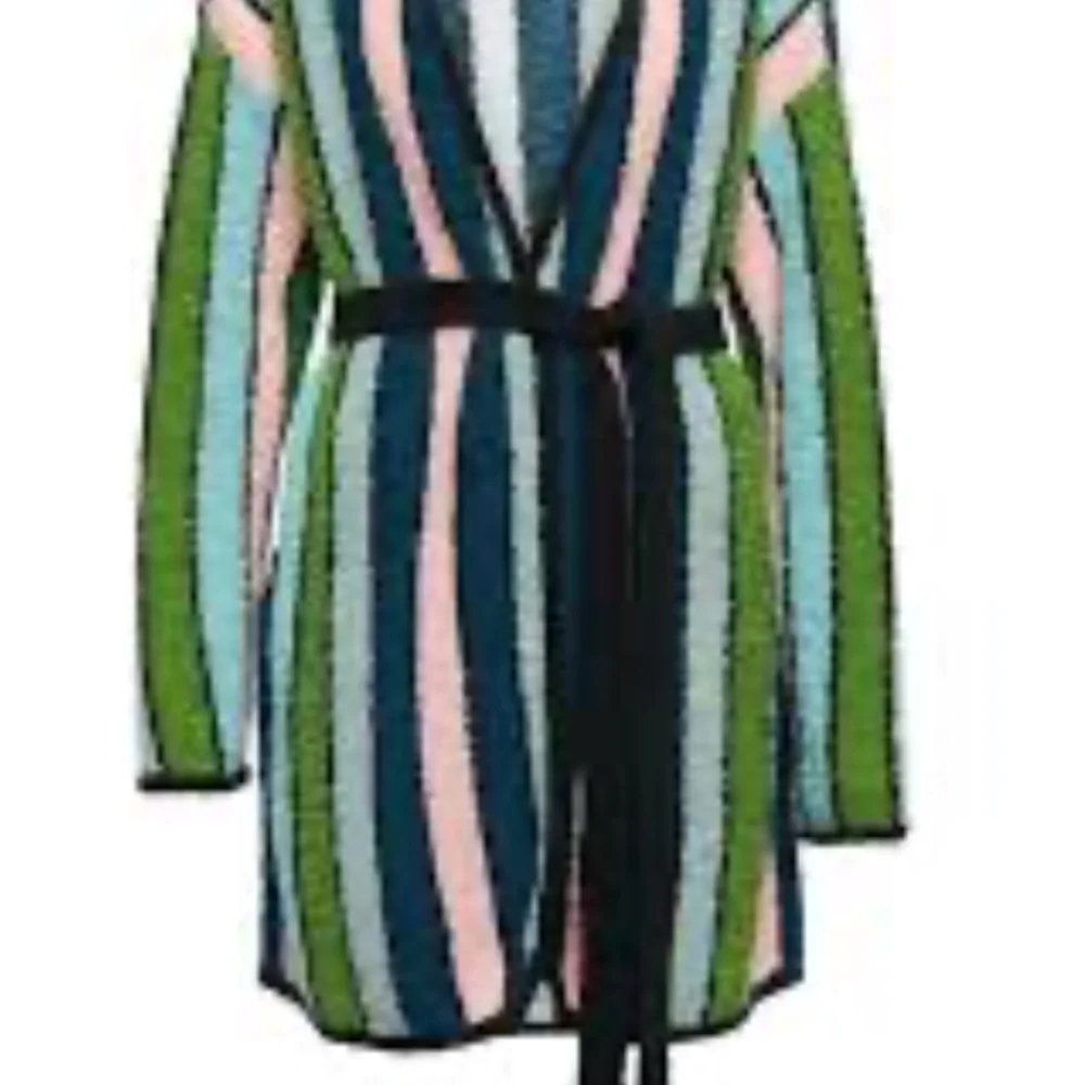 Loewe Paula’s Ibiza Stripe Knit Bathrobe/Cover Up Sz S NWT - Picture 8 of 8